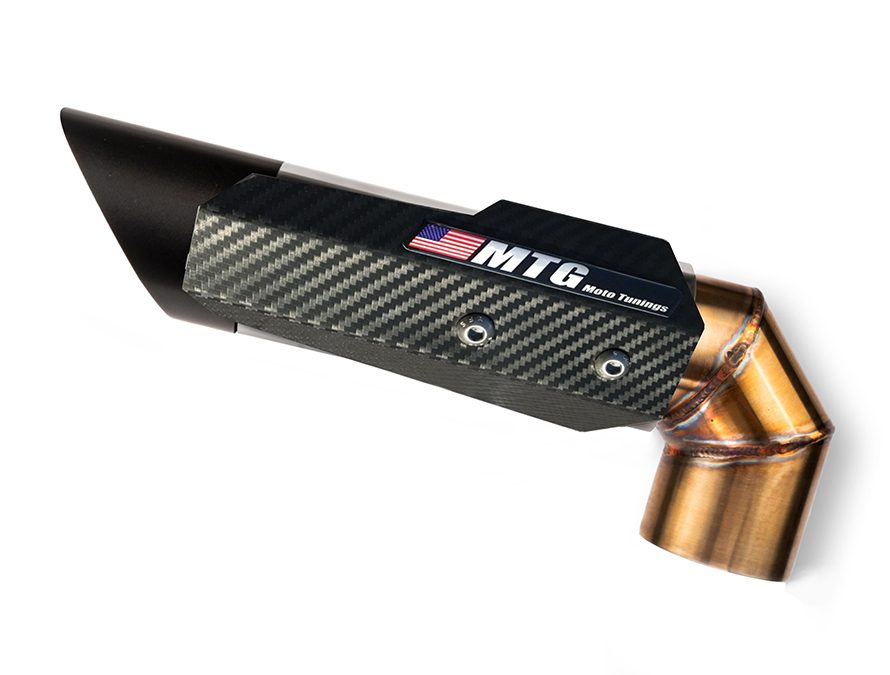 Ponteira de escapamento inox com abafador e escudo Yamaha FZ6