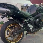 Ponteira de escapamento inox direta Yamaha FZ6