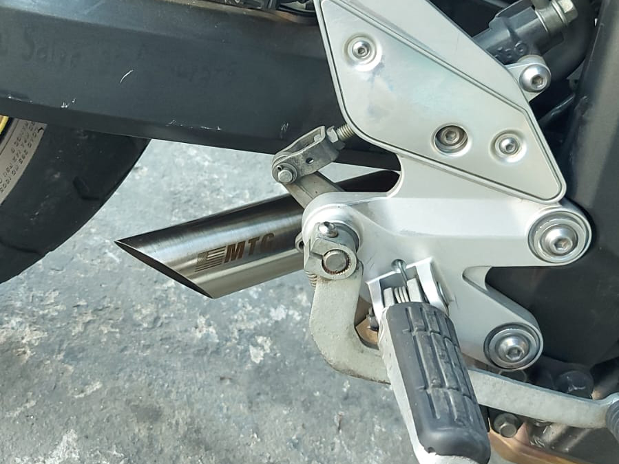 Ponteira de escapamento inox direta Yamaha FZ6