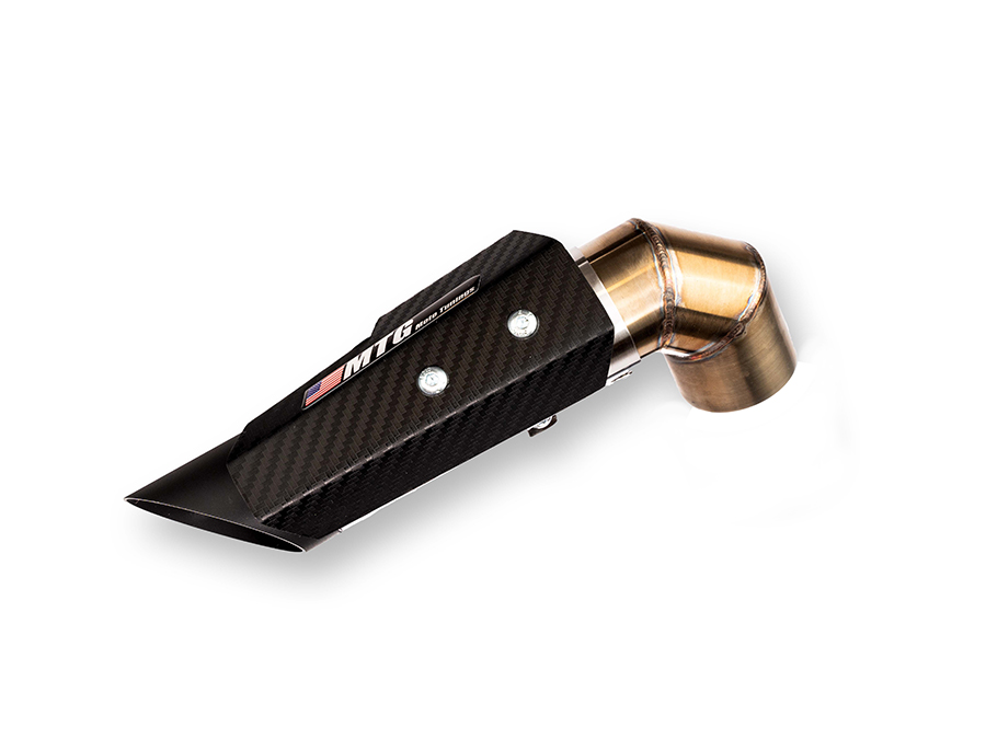 Ponteira de escapamento inox com abafador e escudo Yamaha FZ6 S