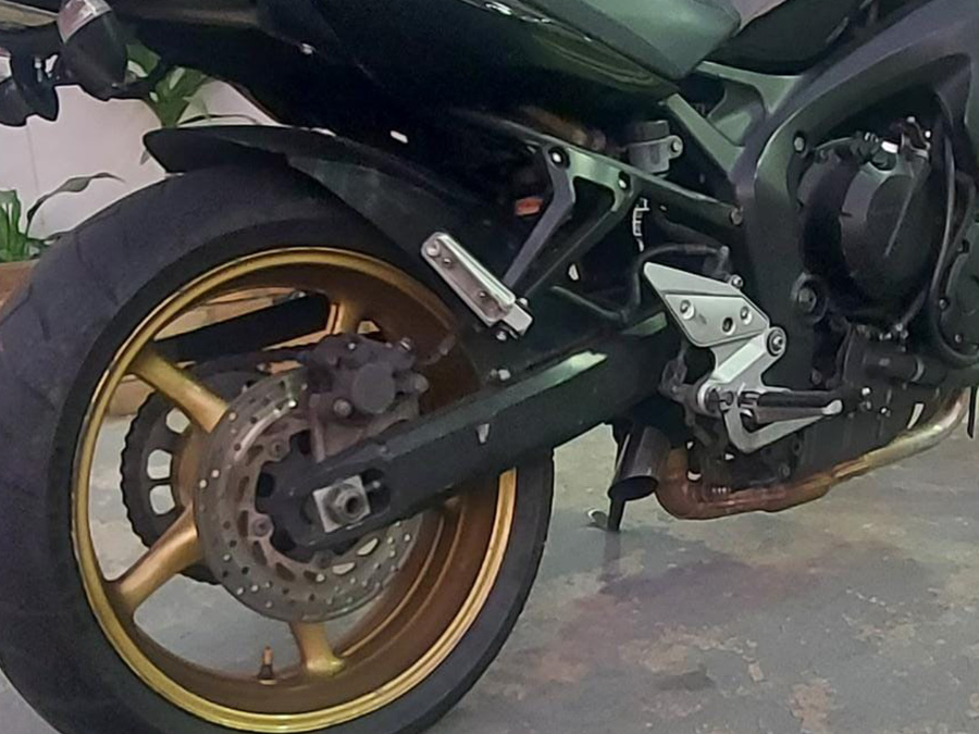 Ponteira de escapamento inox direta Yamaha FZ6 S