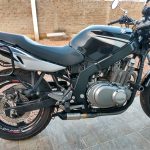 Ponteira de escapamento inox com abafador Suzuki GS 500