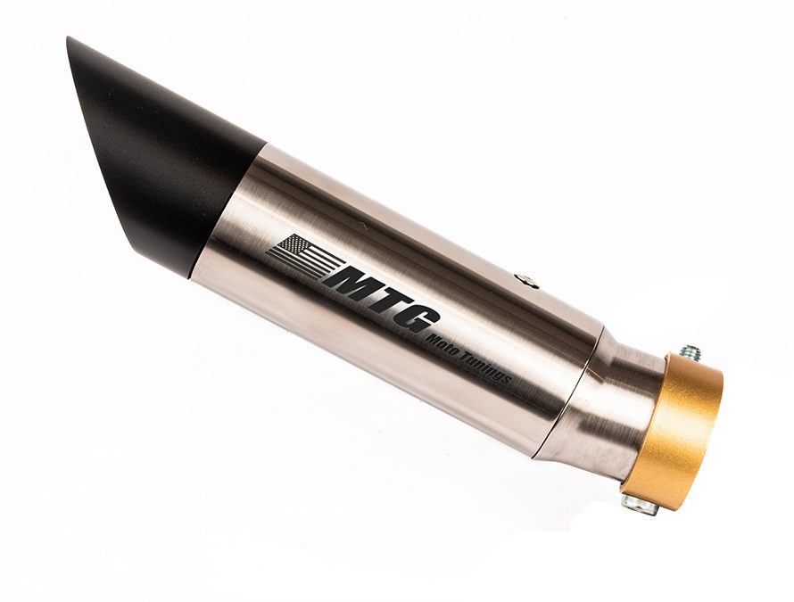 Ponteira de escapamento inox esportiva Suzuki GSX S750A
