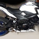 Ponteira de escapamento inox esportiva Suzuki GSX S750A