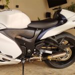 Par de ponteiras de escapamento inox esportiva Suzuki Hayabusa G3