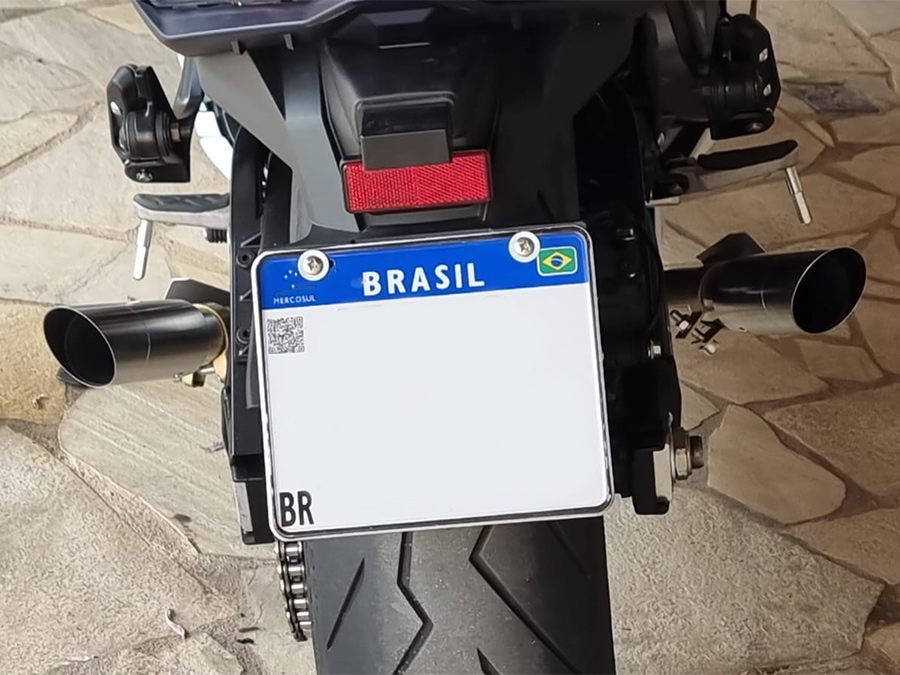 Par de ponteiras de escapamento inox esportiva Suzuki Hayabusa G3