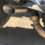 Ponteira de escapamento direta Honda Hornet Carburada