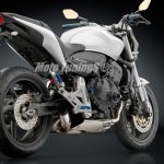 Ponteira de escapamento com abafador Honda Hornet Injetada CBR 600 F
