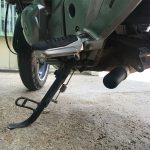 Ponteira de escapamento mini 1 inox com CAP Suzuki Inazuma 250