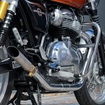 Par de ponteiras de escapamento Standard Lacradas com abafador Royal Enfield Interceptor 650