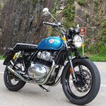 Par de ponteiras de escapamento esportivo com abafador Royal Enfield Interceptor 650