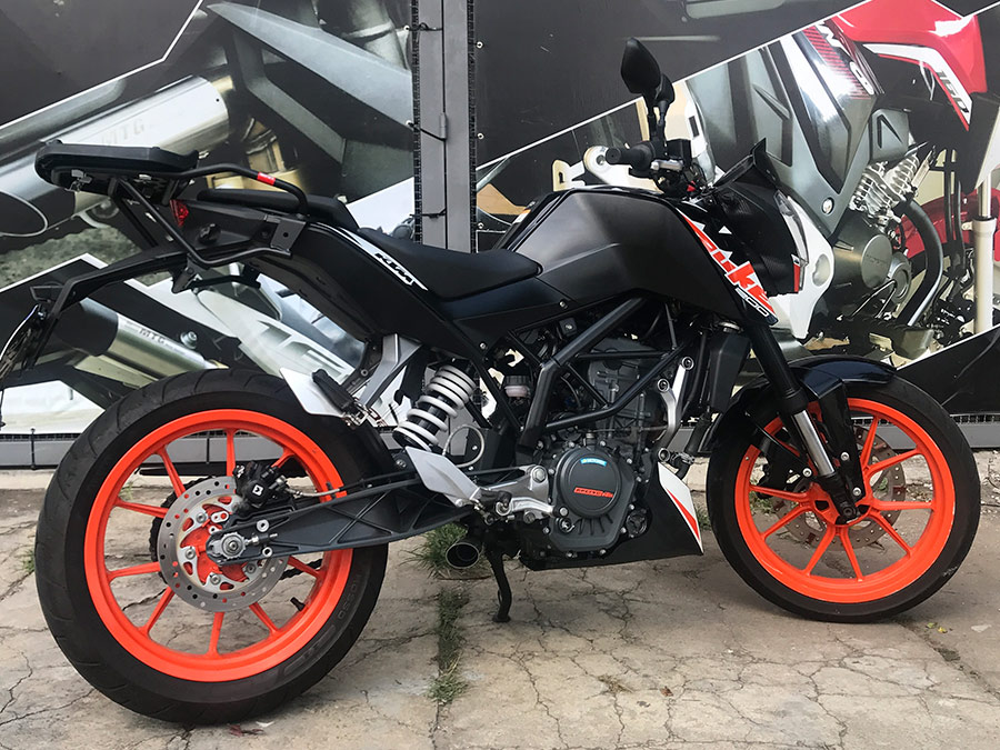 Escapamentocom coletor e ponteira inox KTM Duke 390
