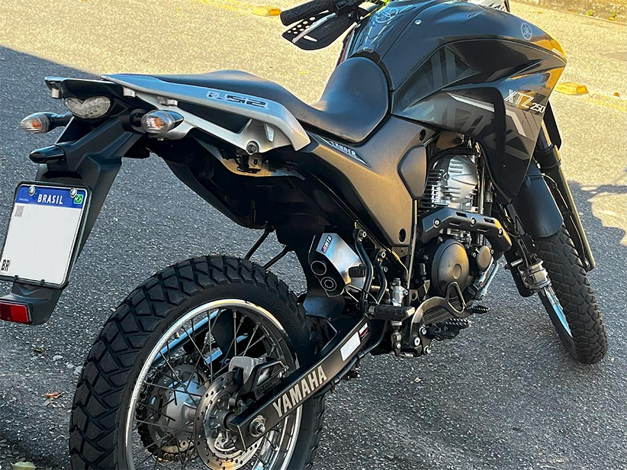 Escapamento esportivo com DB killer Yamaha Lander 250