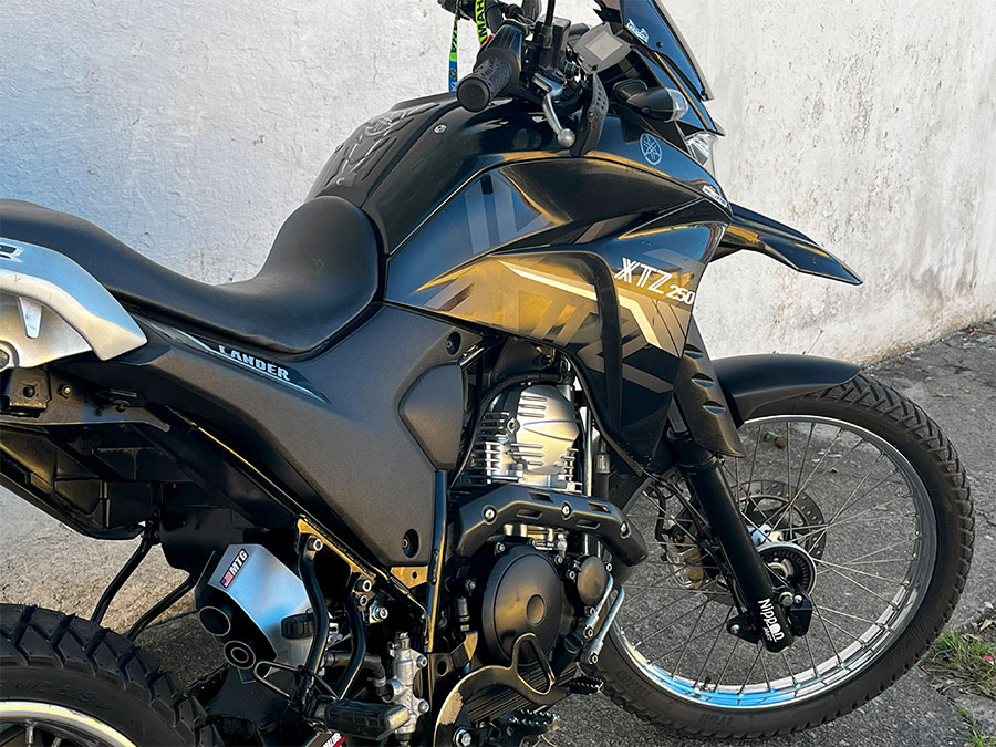 Escapamento esportivo com DB killer Yamaha Lander 250