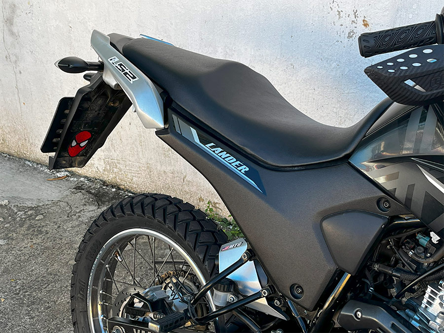 Escapamento esportivo com DB killer Yamaha Lander 250