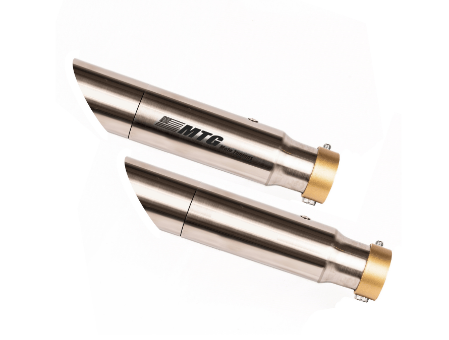 Par de ponteiras de escapamento em inox Harley Davidson XR 1200