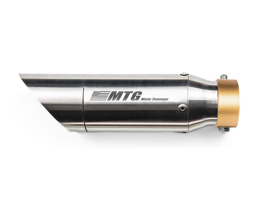 Ponteira de escapamento inox com abafador Yamaha Midnigth Star 950