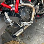 Ponteira de escapamento em inox Ducati Scrambler 800