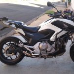 Ponteira de escapamento com abafador Honda NC 700