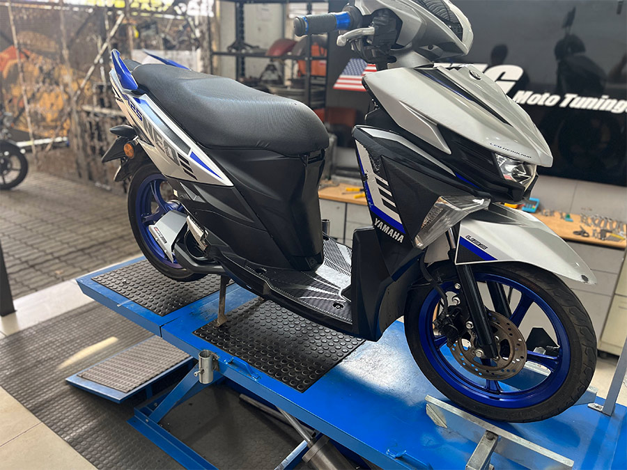 Escapamento esportivo com DB killer Yamaha Neo 125
