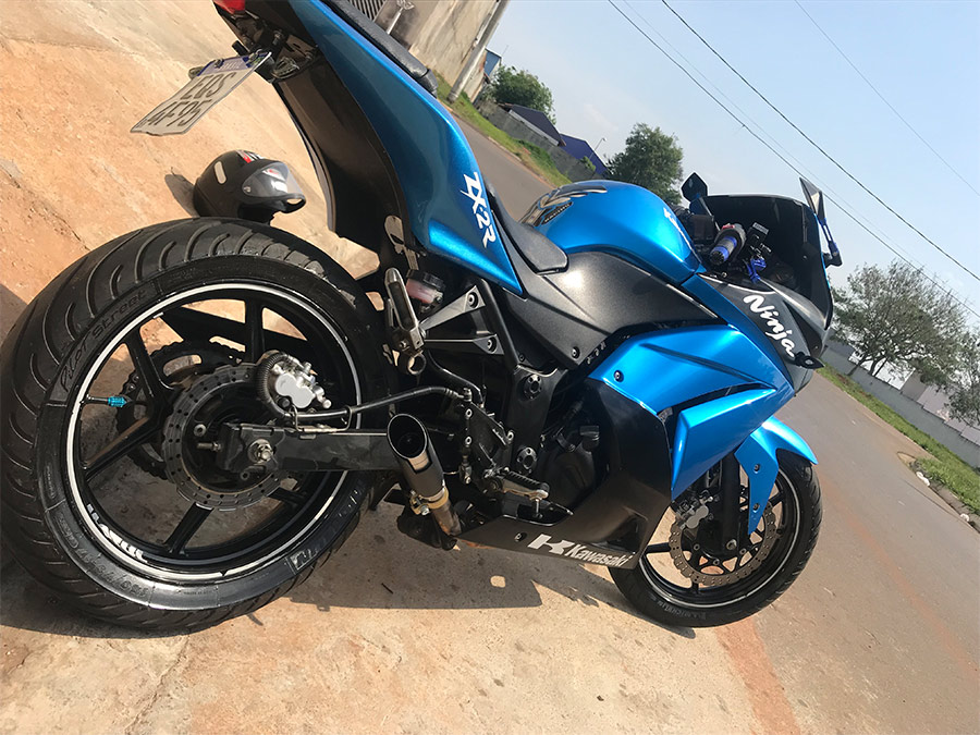 Ponteira de escapamento com abafador Kawasaki Ninja 250