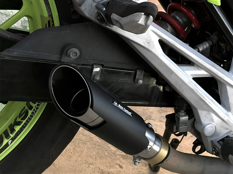 Ponteira de escapamento com abafador Kawasaki Ninja 250