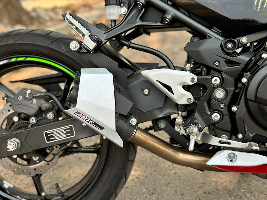 Escapamento esportivo com DB killer Kawasaki Ninja 400