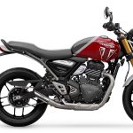 Ponteira de escapamento inox com abafador Triumph  Speed 400