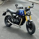 Ponteira de escapamento inox com abafador Triumph  Speed 400