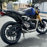 Ponteira de escapamento inox com abafador Triumph  Speed 400