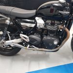 Ponteira de escapamento inox com abafador Triumph Speed Twin