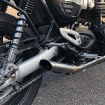 Ponteira de escapamento inox com abafador Triumph Speed Twin