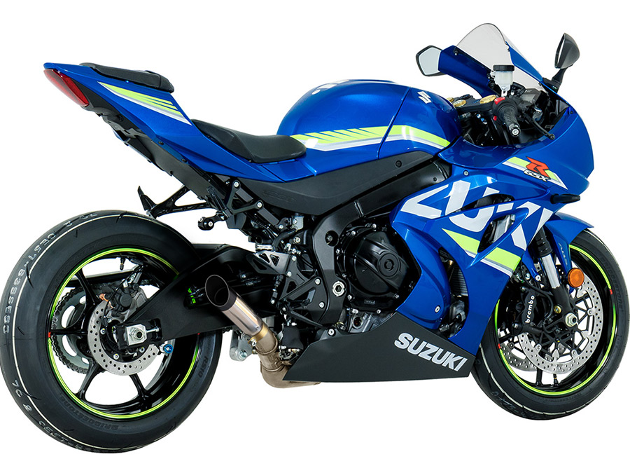 Ponteira de escapamento inox Suzuki GSX R1000 SRAD