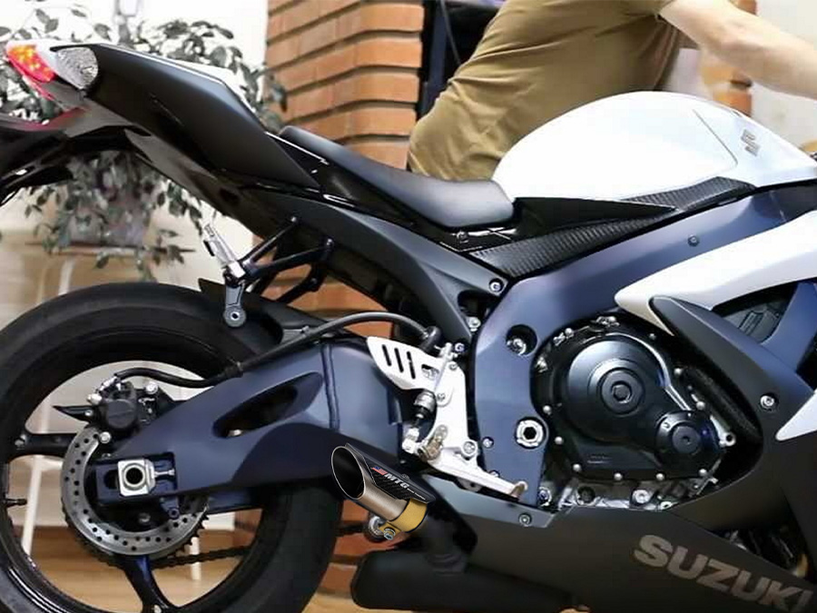Ponteira de escapamento semi-direta Suzuki GSX R750 SRAD