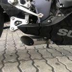 Ponteira de escapamento direta inox Suzuki GSX R1000 SRAD