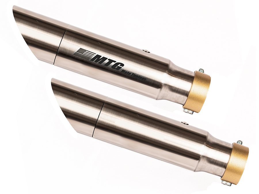 Ponteira de escapamento inox com abafador Triumph Street Cup