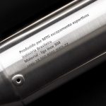 Ponteira de escapamento inox com abafador Triumph Street Twin