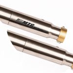 Par de ponteiras de escapamento inox com abafador Super Meteor 650