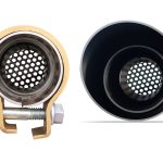 Par de ponteiras de escapamento inox com abafador Super Meteor 650