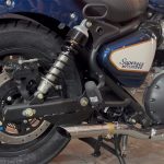 Par de ponteiras de escapamento inox com abafador Super Meteor 650
