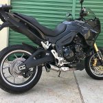 Ponteira de escapamento inox com abafador Triumph Tiger 1050