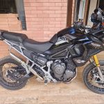 Ponteira de escapamento inox com abafador Triumph Tiger 1200