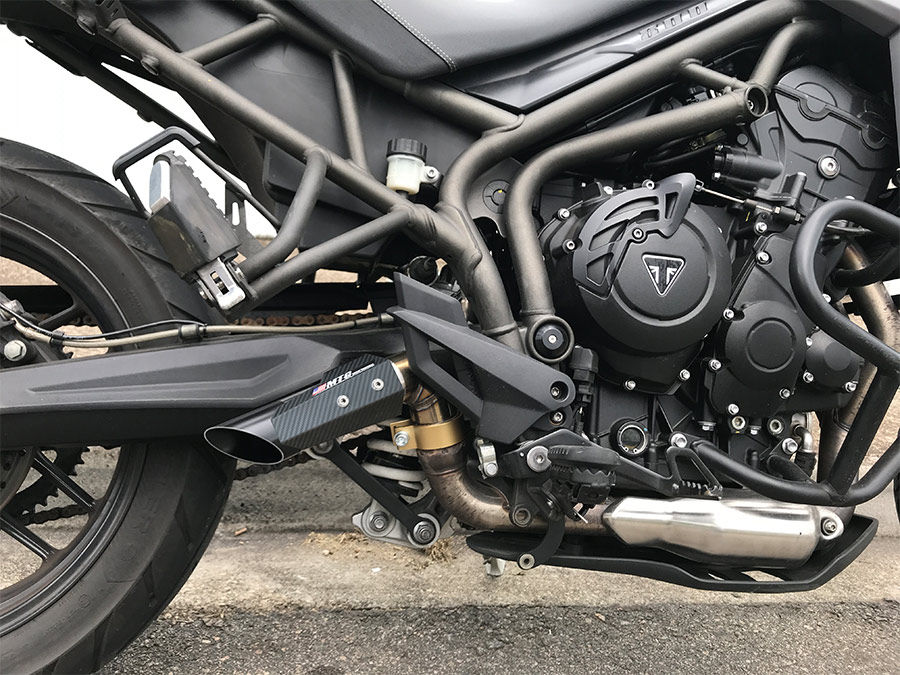 Ponteira de escapamento inox Triumph Tiger 800 XC