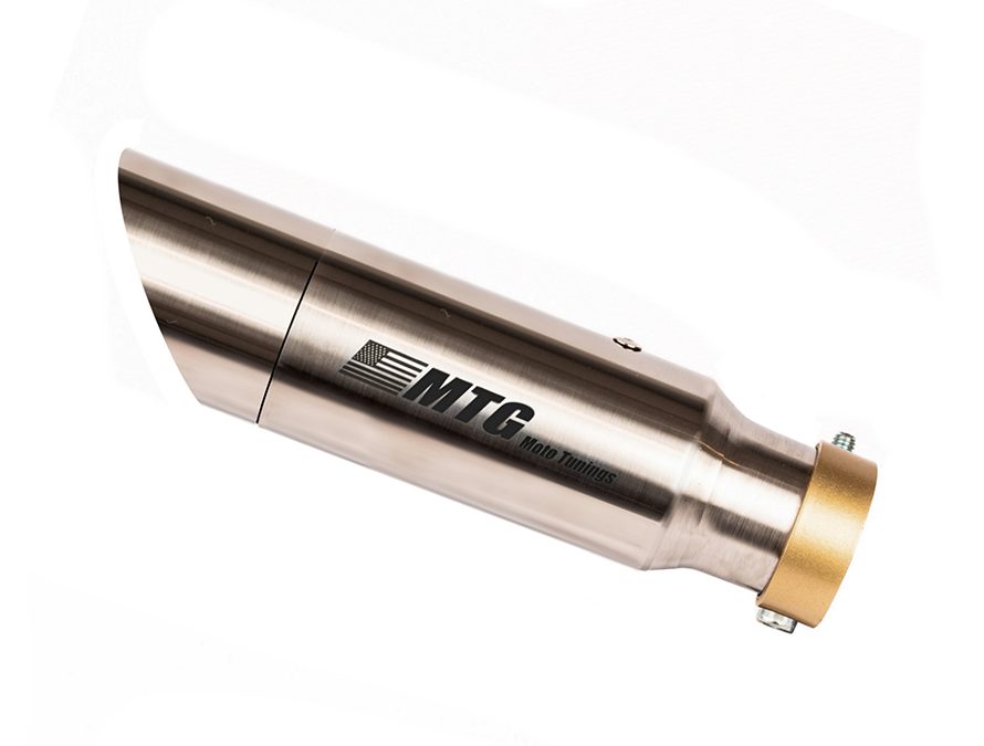 Ponteira de escapamento inox com abafador Triumph Tiger 900