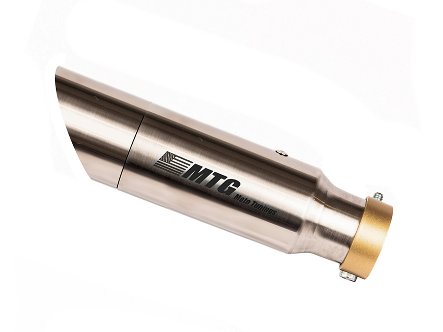 Ponteira de escapamento inox com abafador Triumph Tiger 900