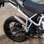 Ponteira de escapamento inox com abafador Triumph Tiger 900
