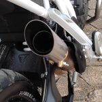 Ponteira de escapamento inox com abafador Triumph Tiger 900