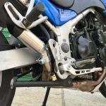 Ponteira de escapamento inox com abafador Triumph Tiger 955i