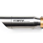Ponteira de escapamento inox com abafador Triumph Scarmbler 400X