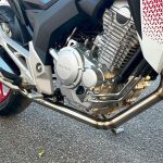 Curva coletor em inox Honda Twister 250 2016 a 2022